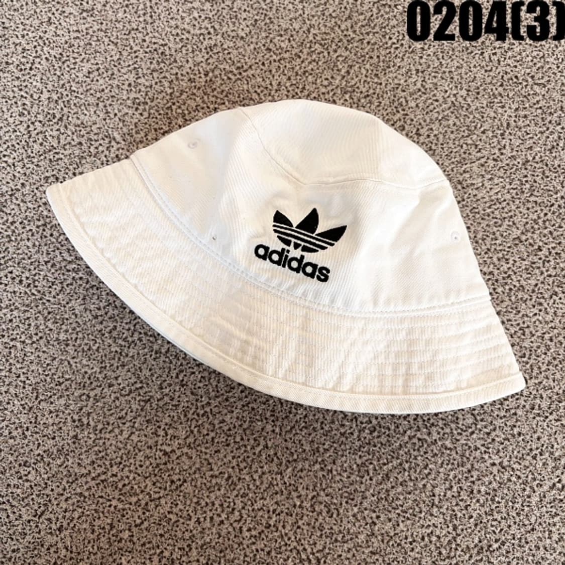 [OSFM] 아디디스 화이트 버킷 벙거지 모자 0204(3) 상품이미지1