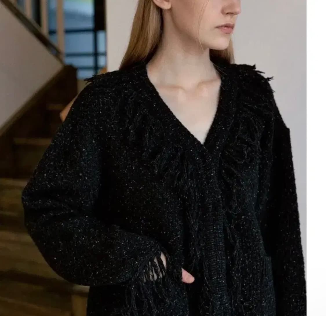 Sinoon lace fringe cardigan 상품이미지2