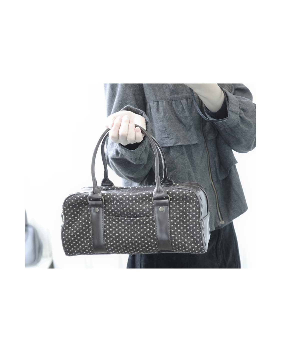 Brown dot square bag 상품이미지6