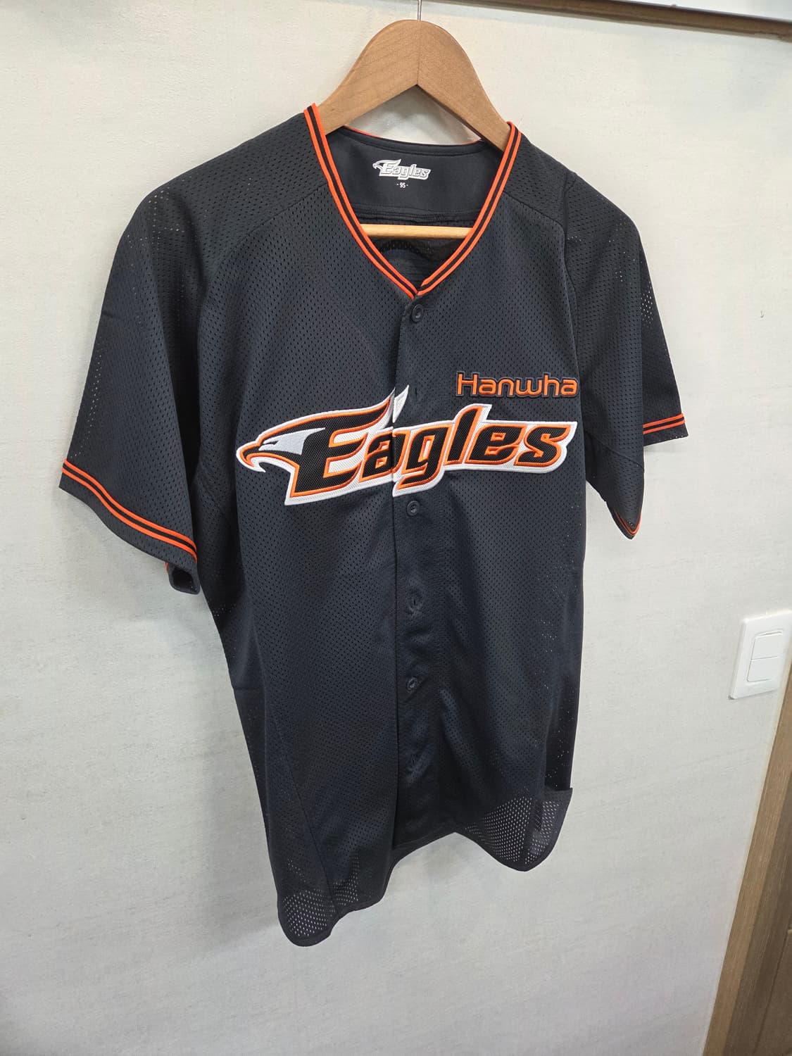 한화이글스 노마킹 원정 유니폼 져지반팔 다크그레이 95 상품이미지5