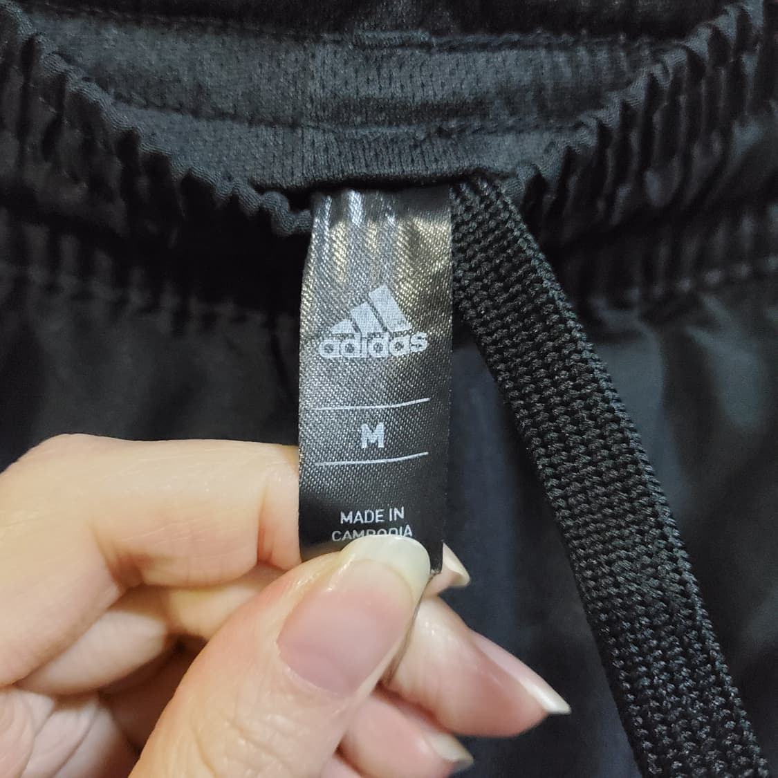 아디다스 삼선 트랙탑 반바지 블랙  상품이미지3