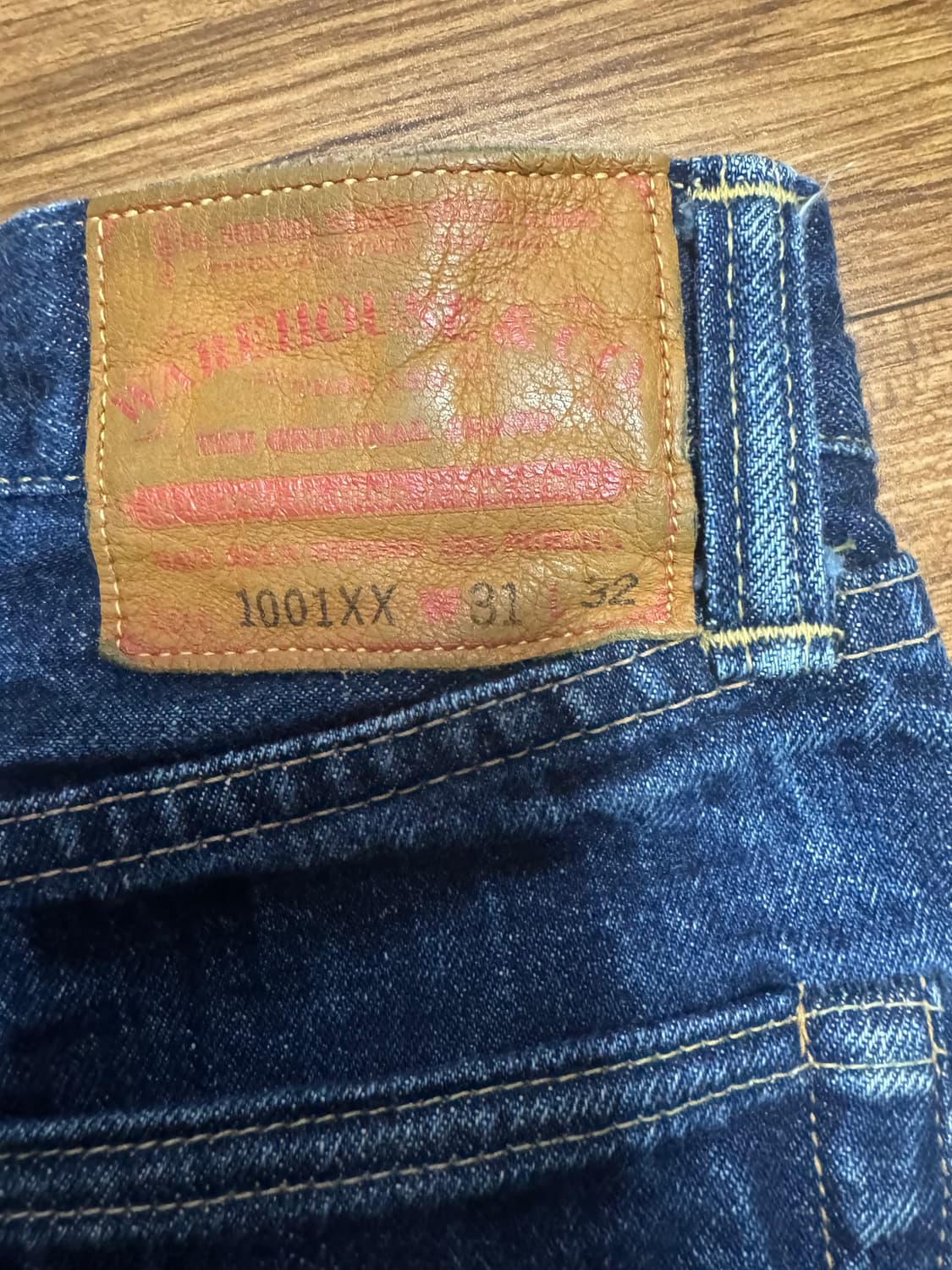 웨어하우스 1001XX 31/32 데님팬츠    상품이미지3