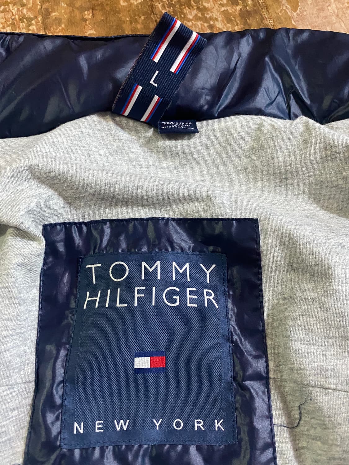 타미힐피거 남성 네이비 바람막이 L (105) 상품이미지5