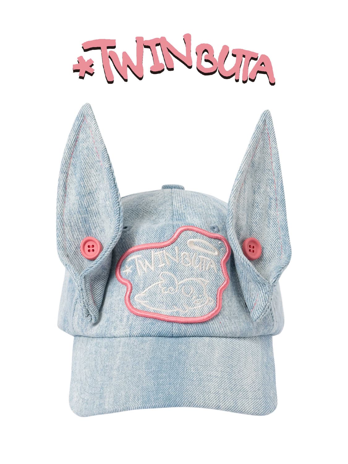 디어마이키코 Don't touch my ears' denim caps 상품이미지2