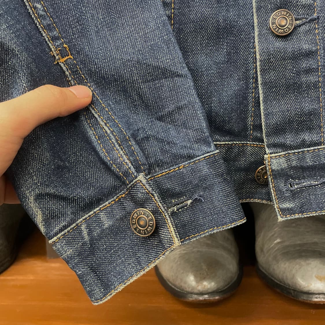 에드윈 503 JK 클래식 데님 트러커 자켓 N405 상품이미지5