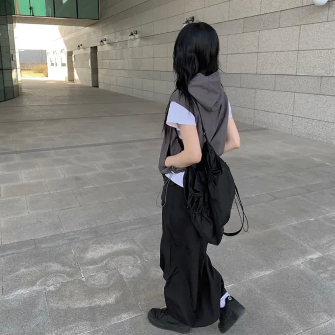 빈티지 나일론 후드 vintage hoodie 상품이미지2