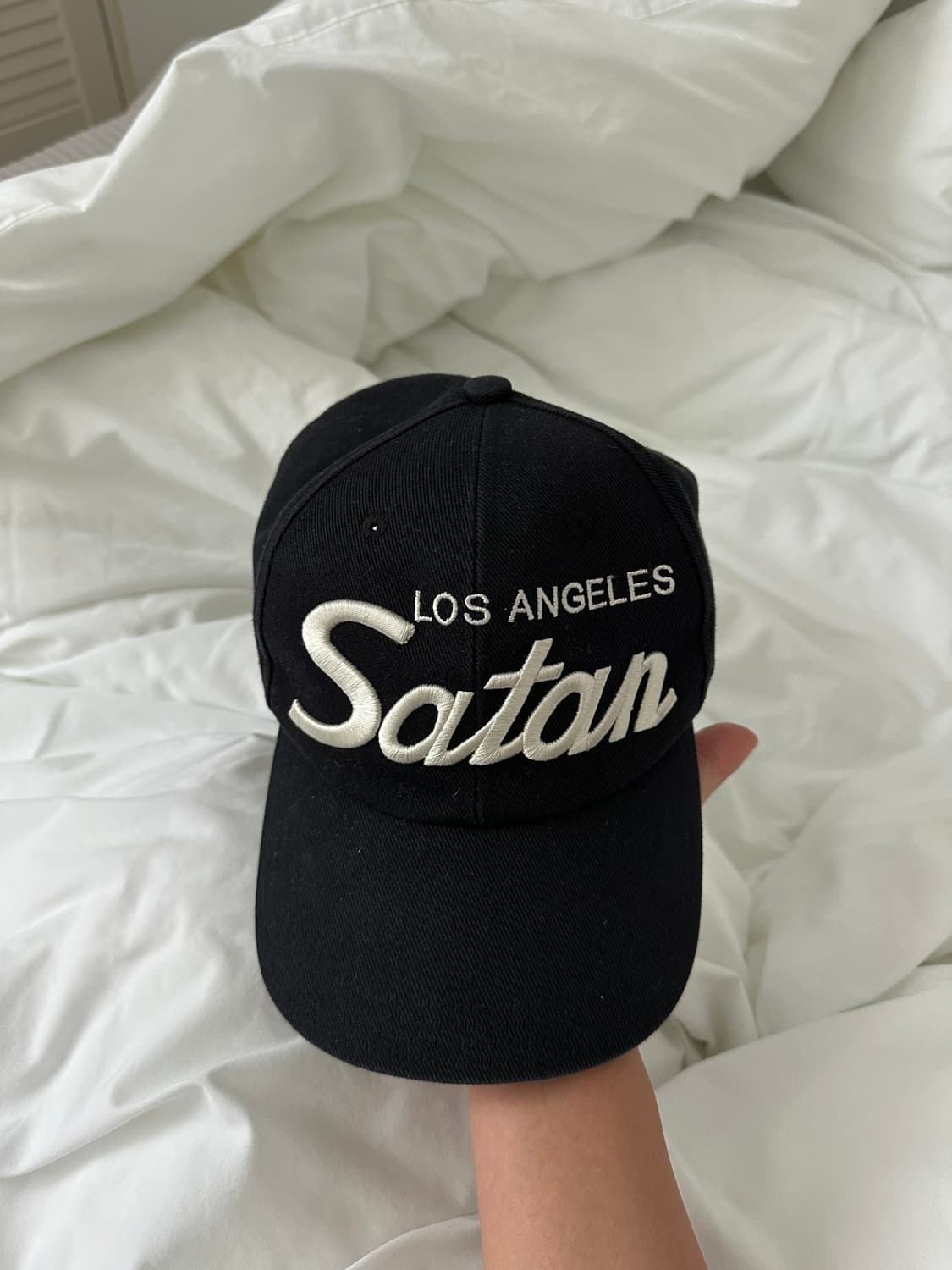 [OS] 세인트미카엘 LA 사탄 캡 블랙 상품이미지1