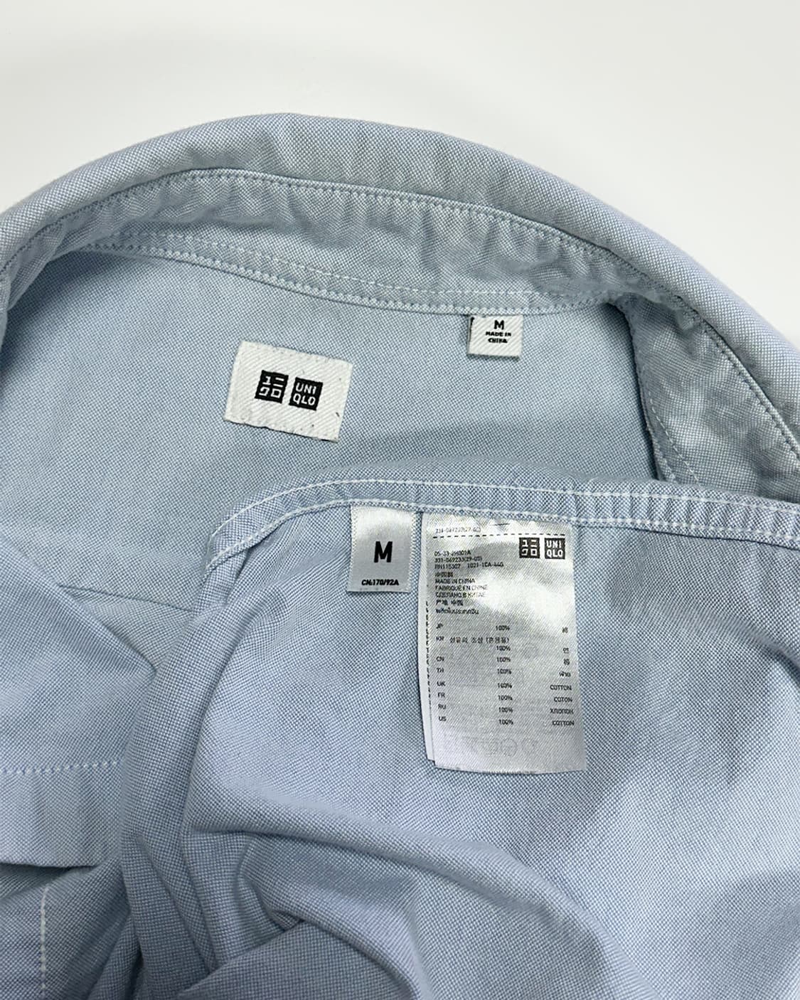 유니클로 스카이블루 셔츠 상품이미지3