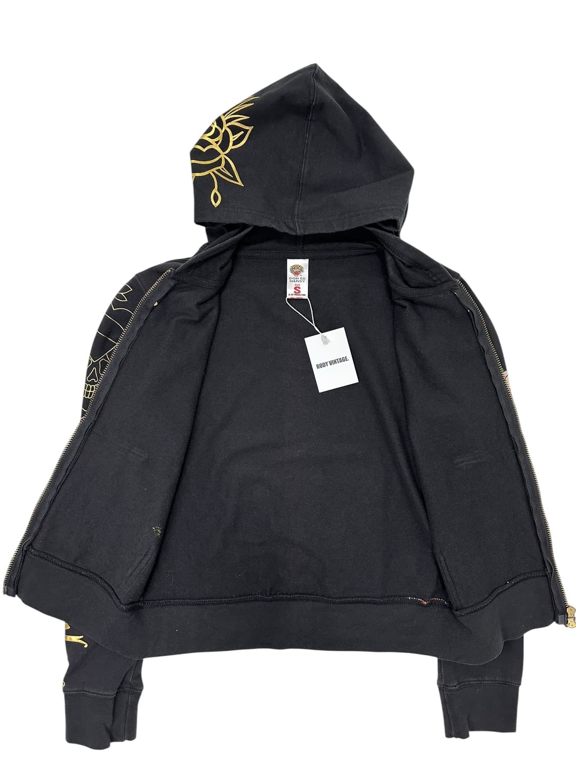 에드 하디 로즈 스컬 집업 후디 상품이미지2