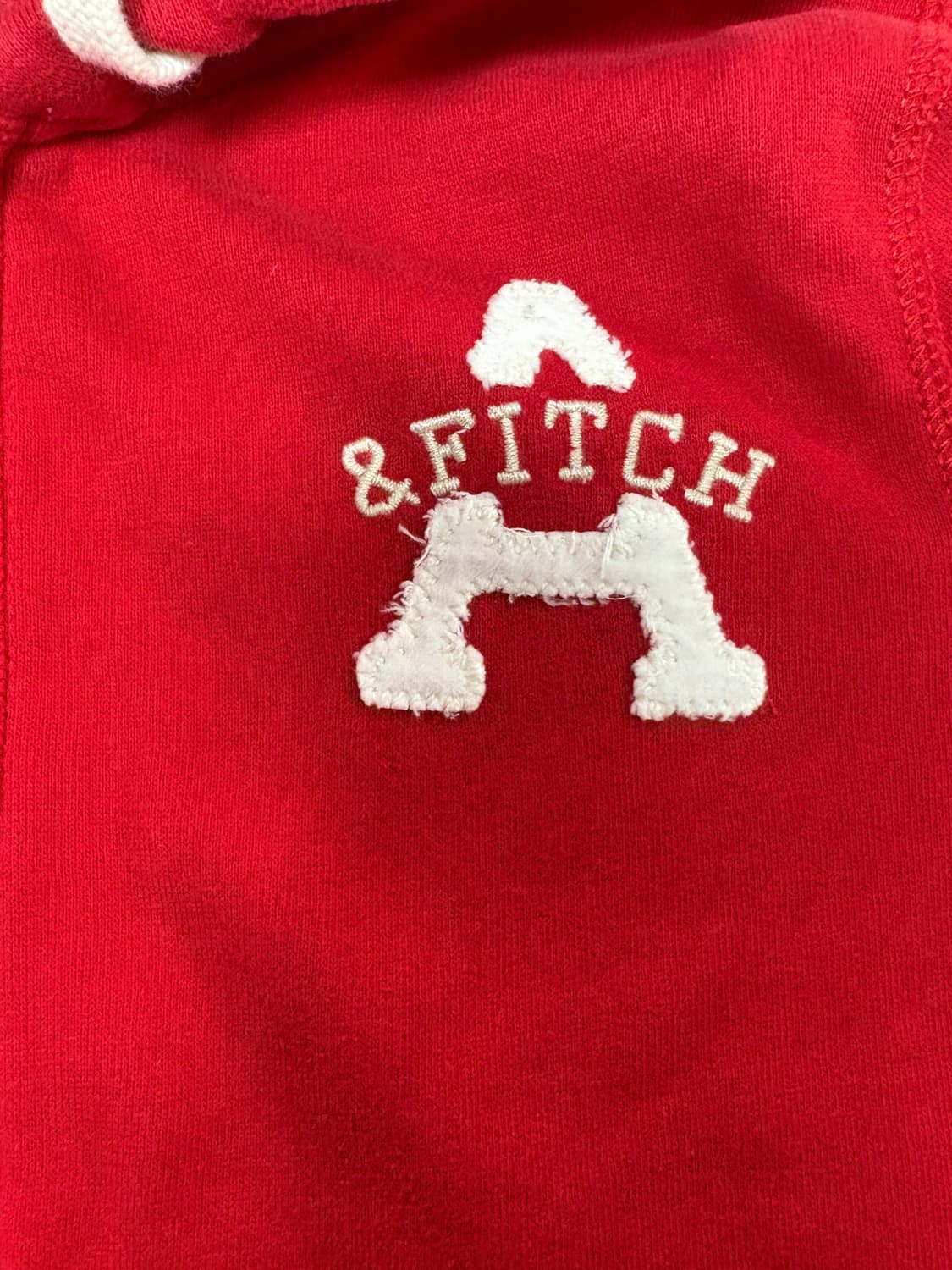 아베크롬비 딱붙핏 레드 후드집업 상품이미지2