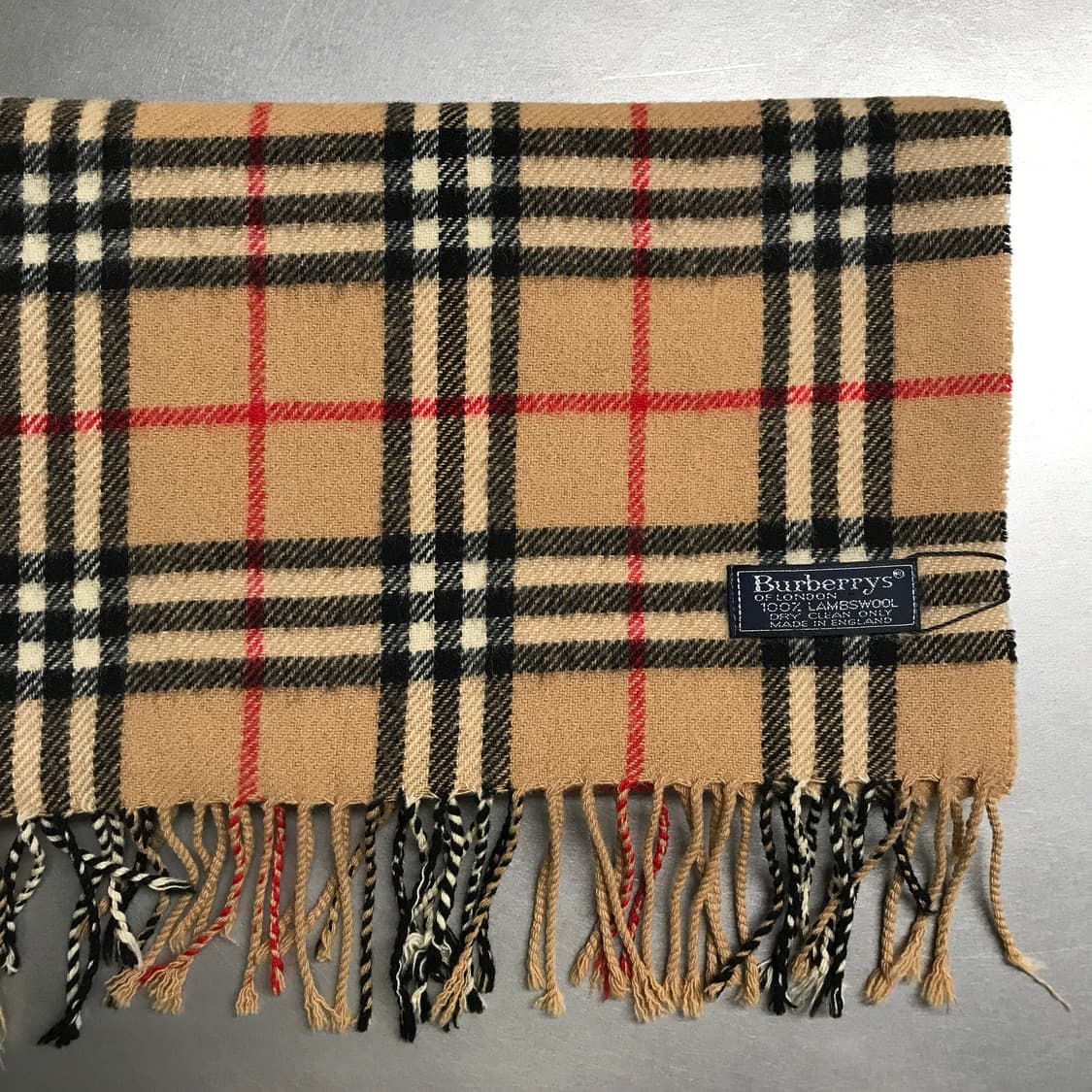 버버리 정품 램스울 머플러 베이지 상품이미지3
