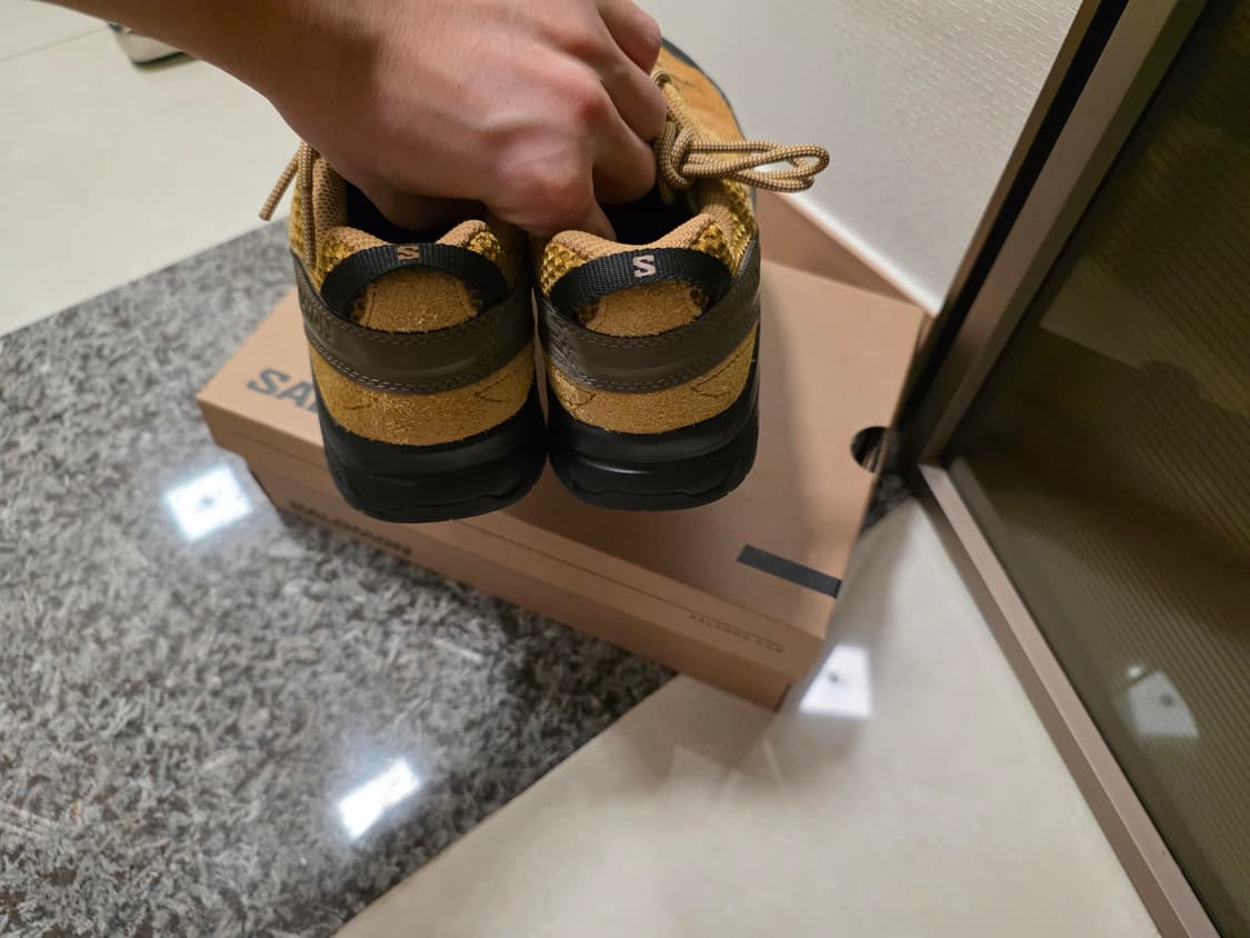 살로몬 X-Alp 스웨이드 브론즈 브라운 우드 쓰러쉬 상품이미지4