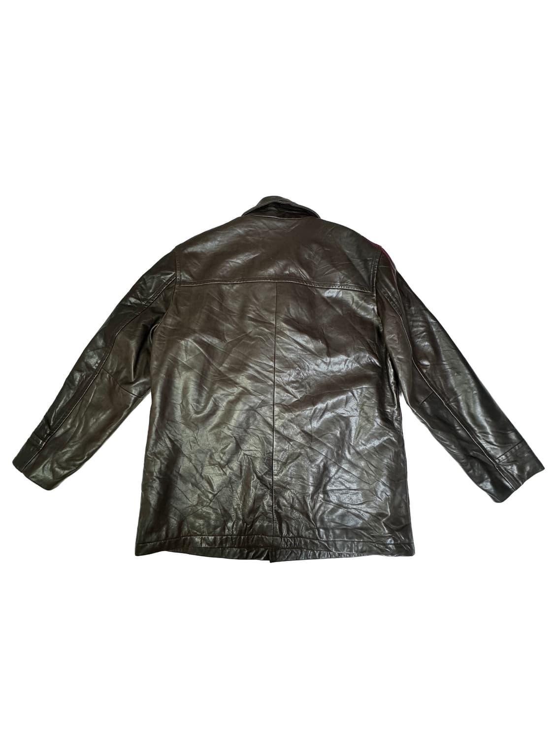 빈티지 90s 올드갭 GAP 레더(소가죽) 갭 카코트 브라운 XL 상품이미지9