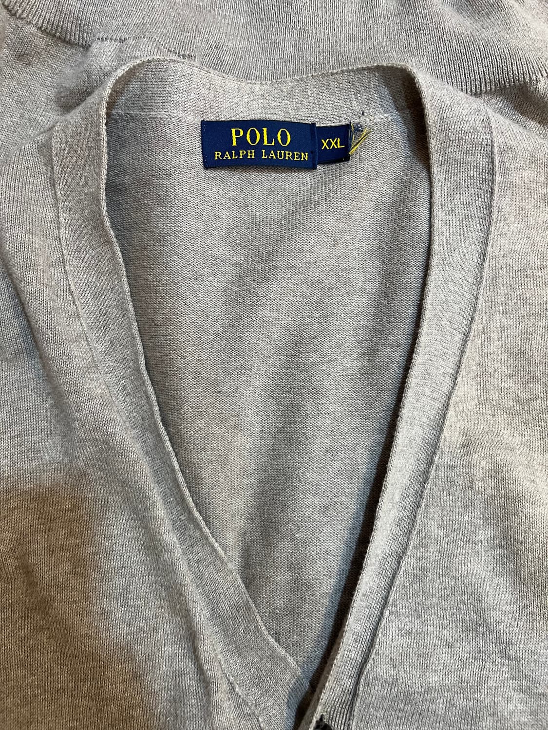 폴로랄프로렌 오트밀베이지 브이넥니트가디건 상품이미지3