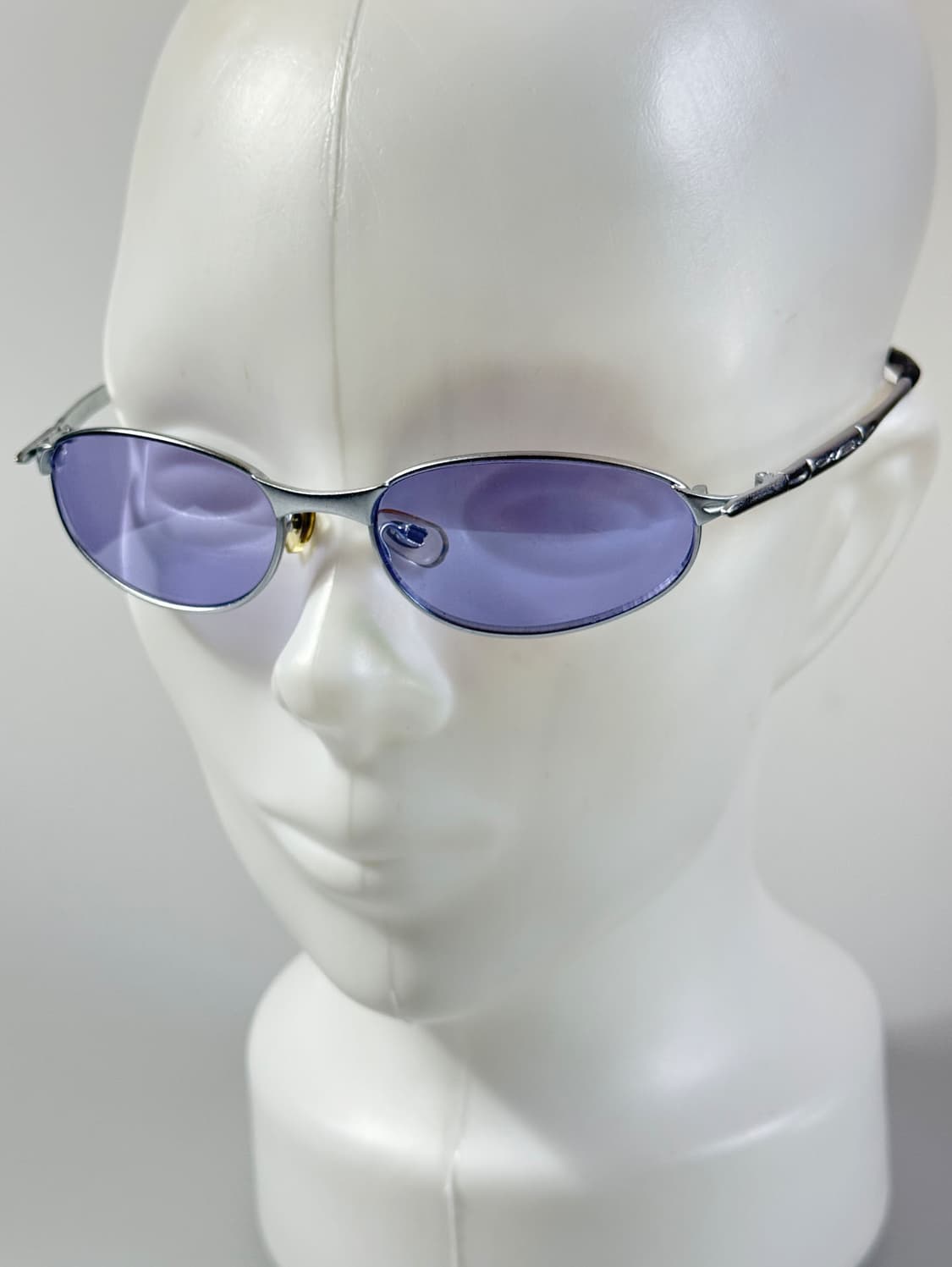 90s OXGEN 실버 슬림 오벌 프레임 틴트 빈티지 선글라스 상품이미지8