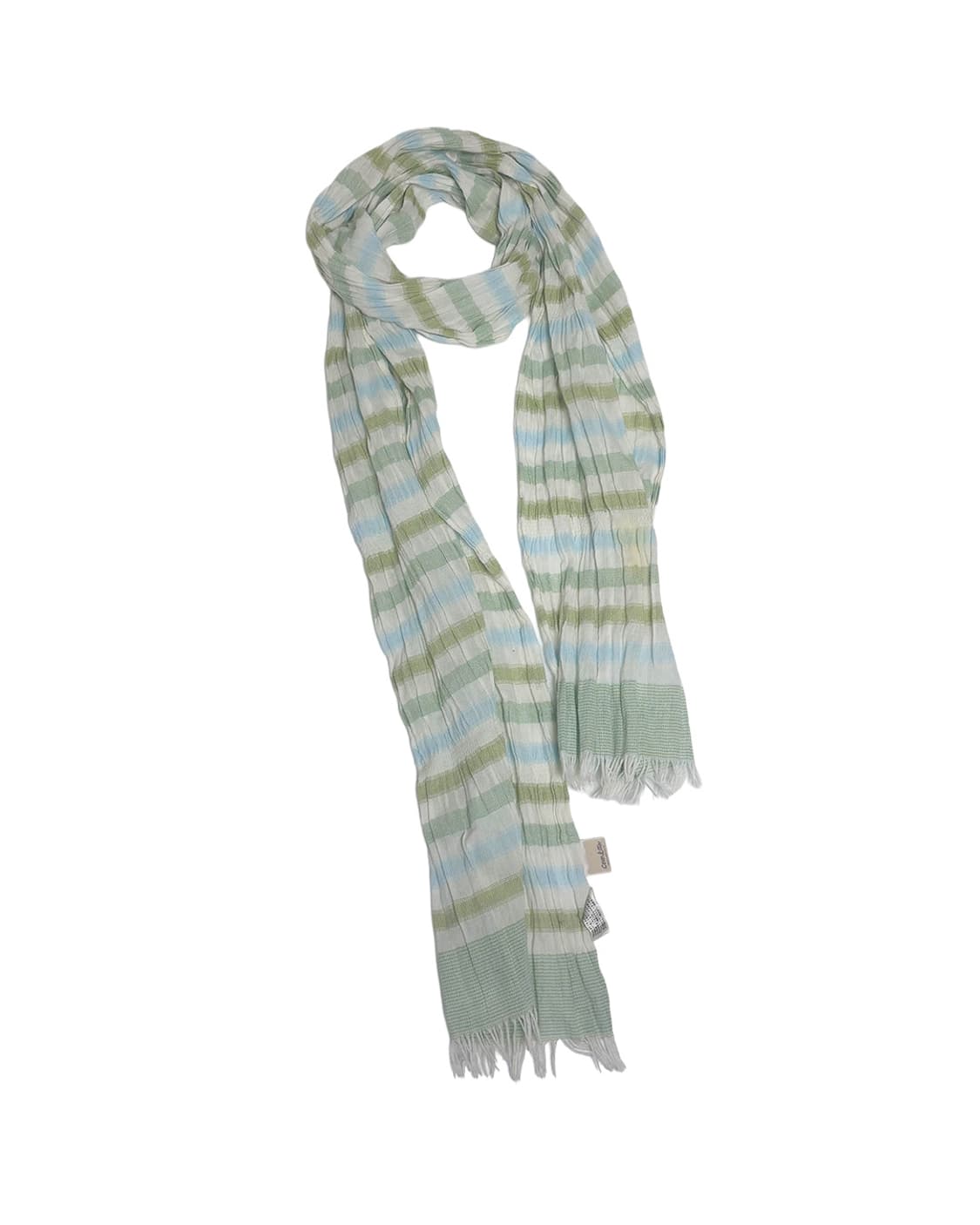 페일 민트 믹스 스트라이프 스카프 상품이미지1