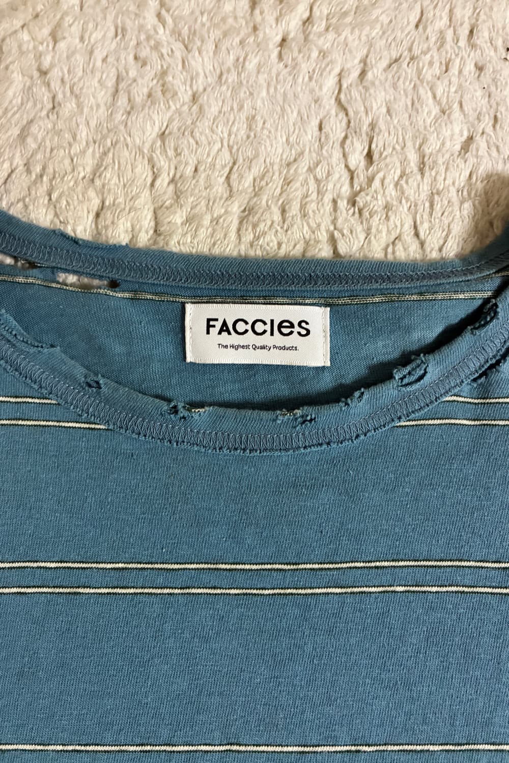 FACCIES Border Detachable Long Sleeve 상품이미지8