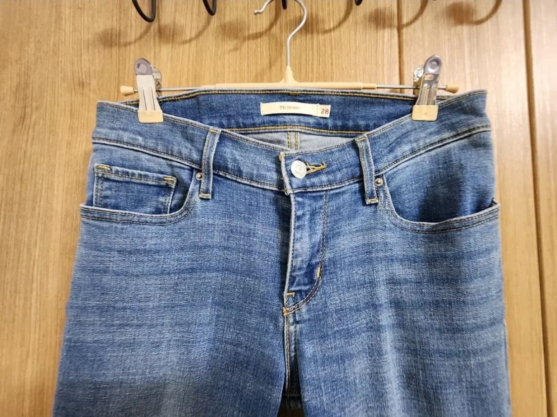 (28)여성 리바이스 711 스키니진 데님 팬츠 상품이미지2