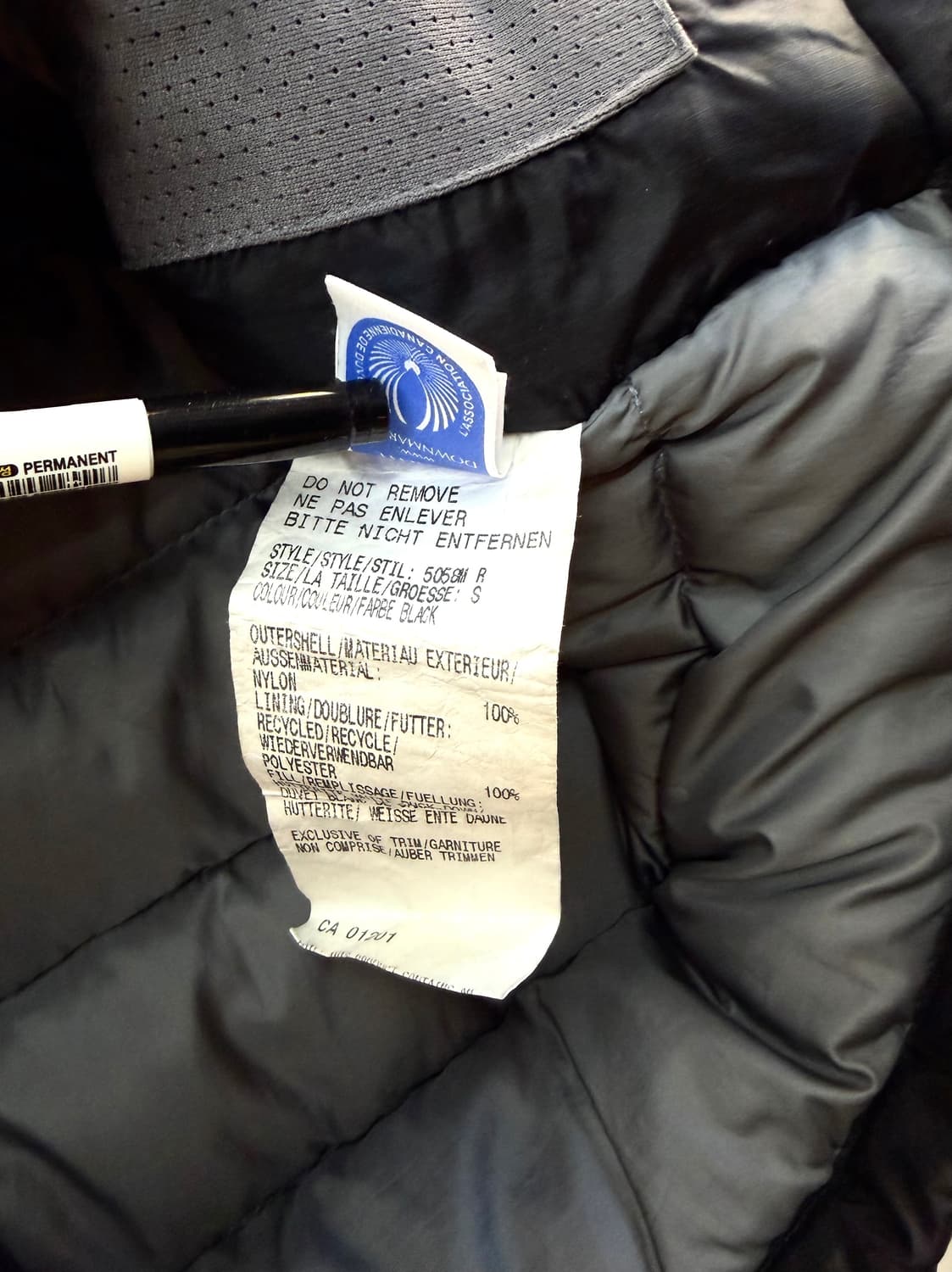 S/ 캐나다구스 롯지 나일론 다운 패딩조끼 상품이미지10