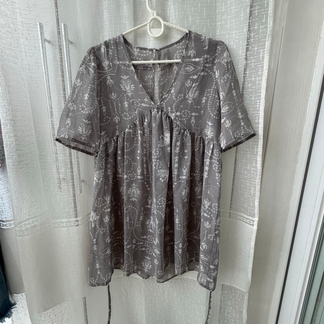일본빈티지 쉬폰 블라우스 상품이미지1