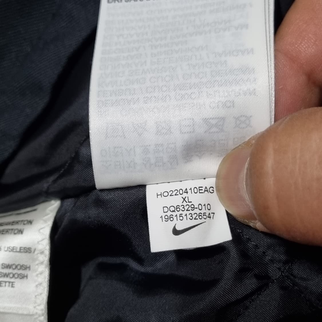 (XL) 나이키 SB 스케이트 패딩 플란넬 자켓 블랙 상품이미지7