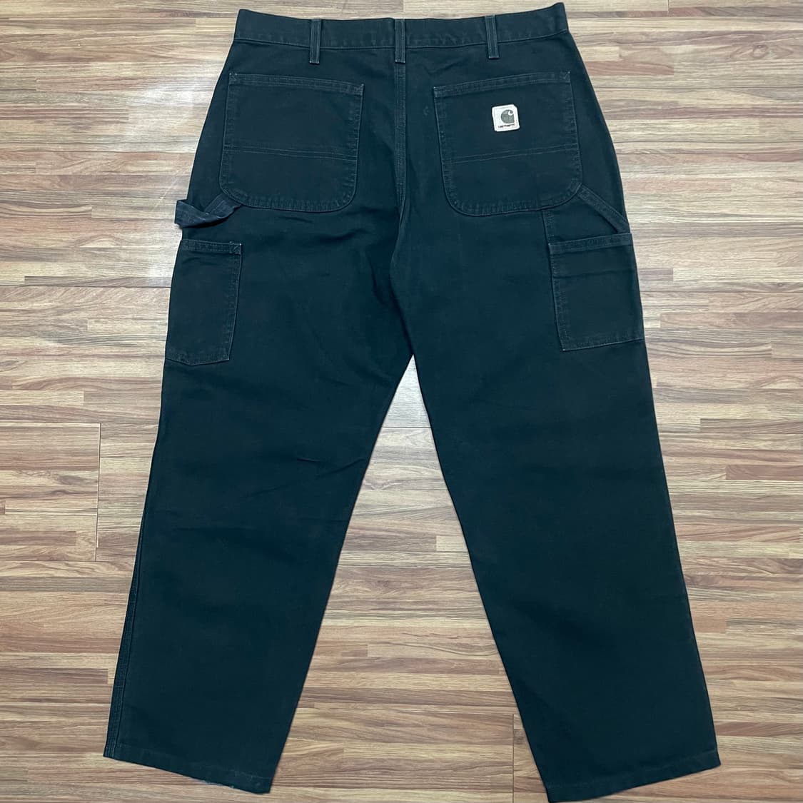 칼하트 블랙 싱글니 카펜터 워크 팬츠 34 상품이미지2
