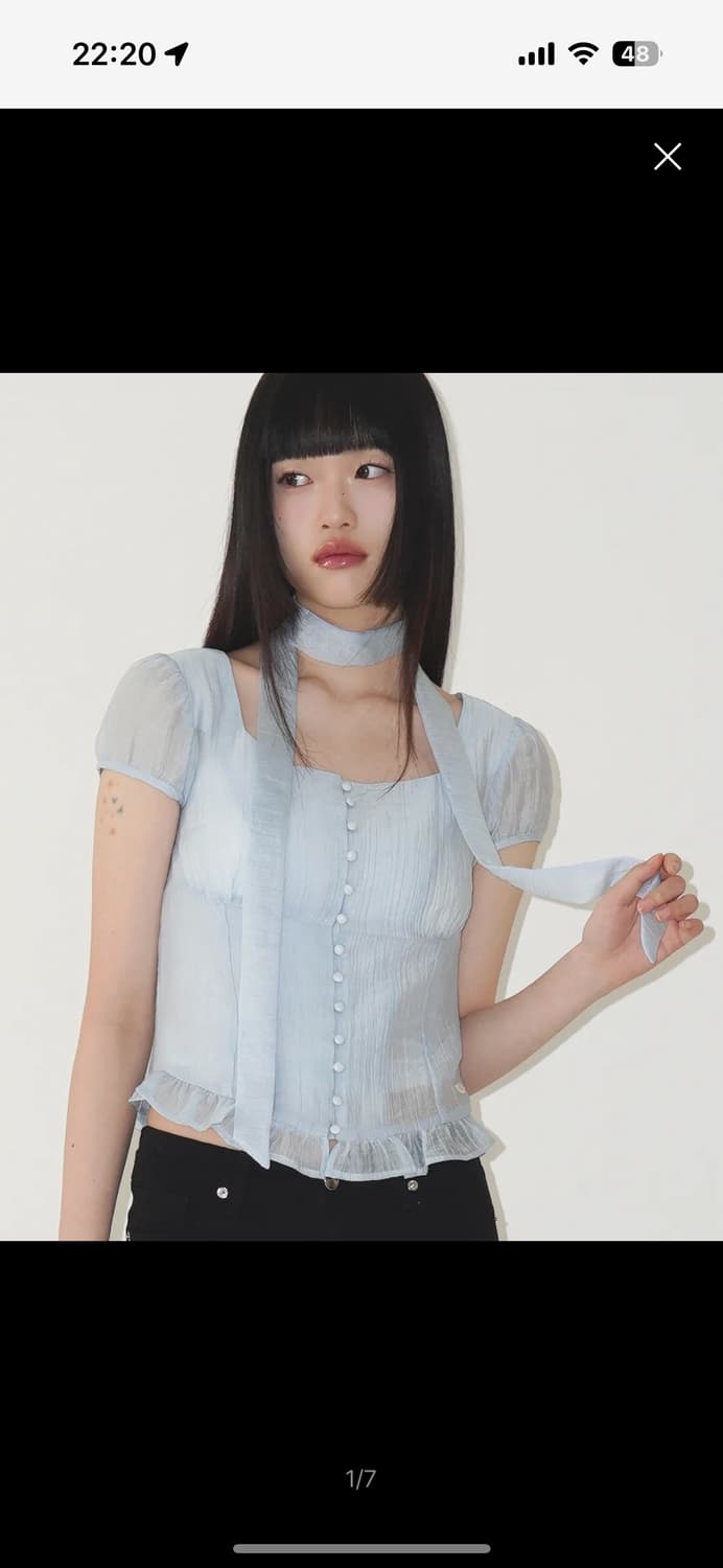 일리고 블라우스 s 상품이미지1