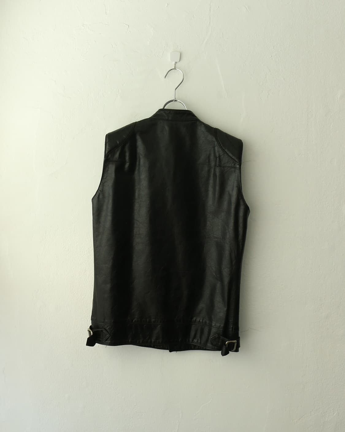 플레지 사선 레더 베스트  상품이미지6