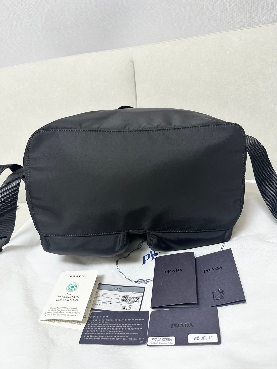 [SA 정품] 프라다 투 포켓 백팩 신형 상품이미지6