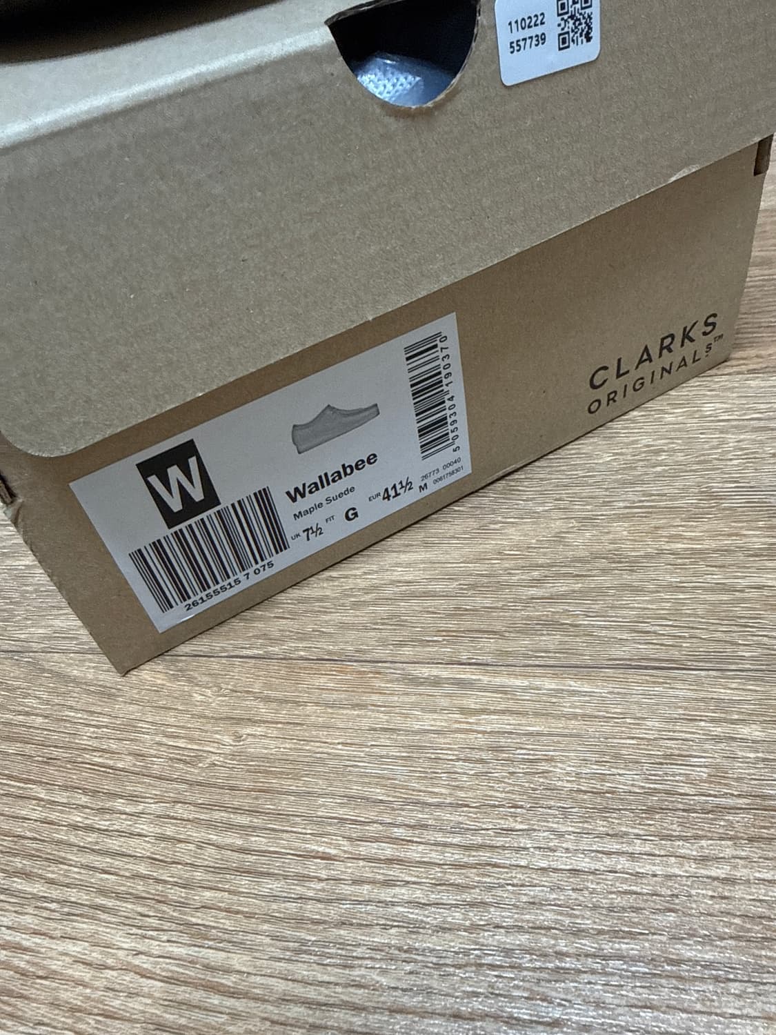 클락스 왈라비 메이플 스웨이드(260) 상품이미지5