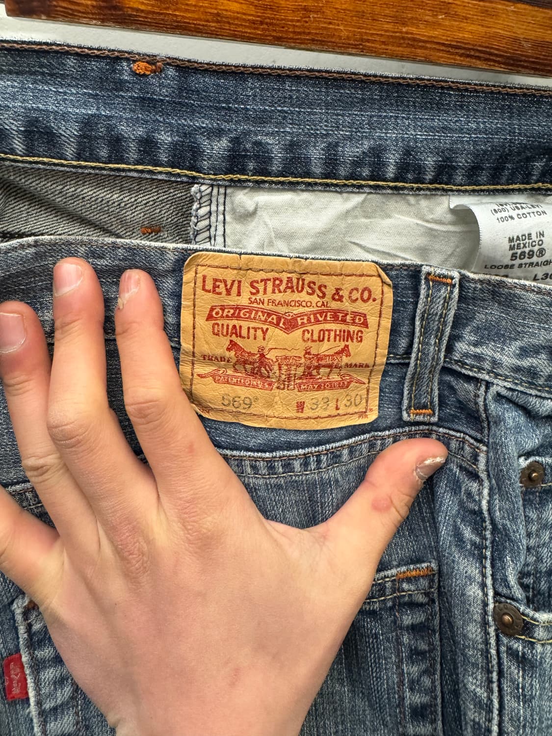 00‘s Levi’s 569 Loose Straight 상품이미지7