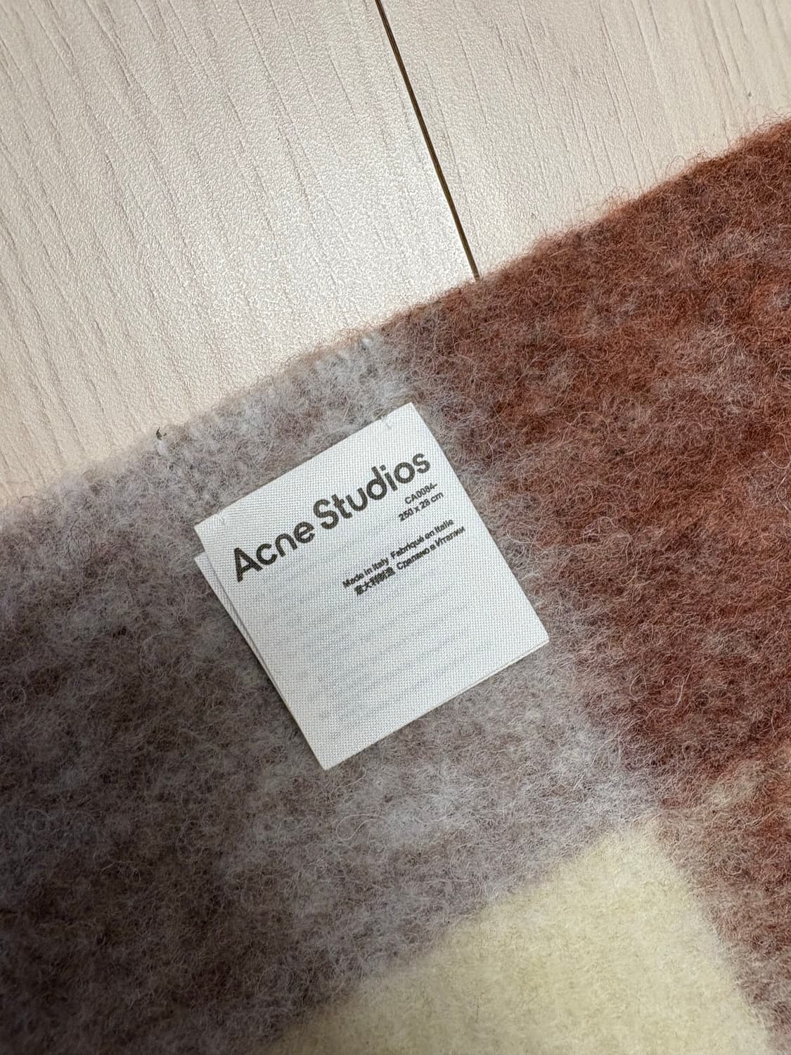 [S+급] 아크네 스튜디오 머플러 브라운 상품이미지3