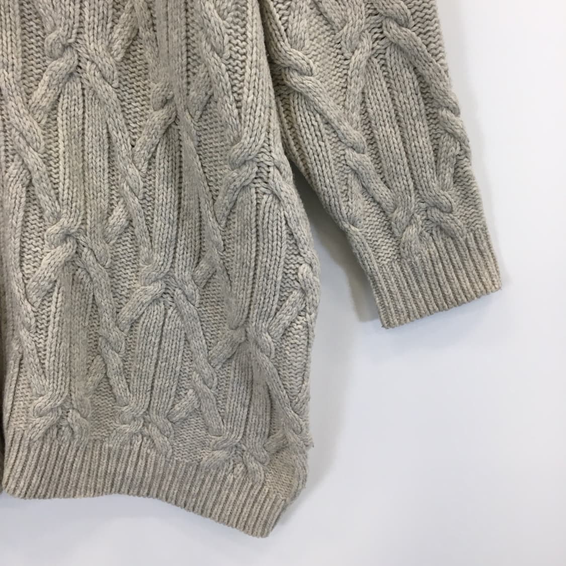 톰보이 케이블 오버 니트점퍼 FREE  상품이미지3