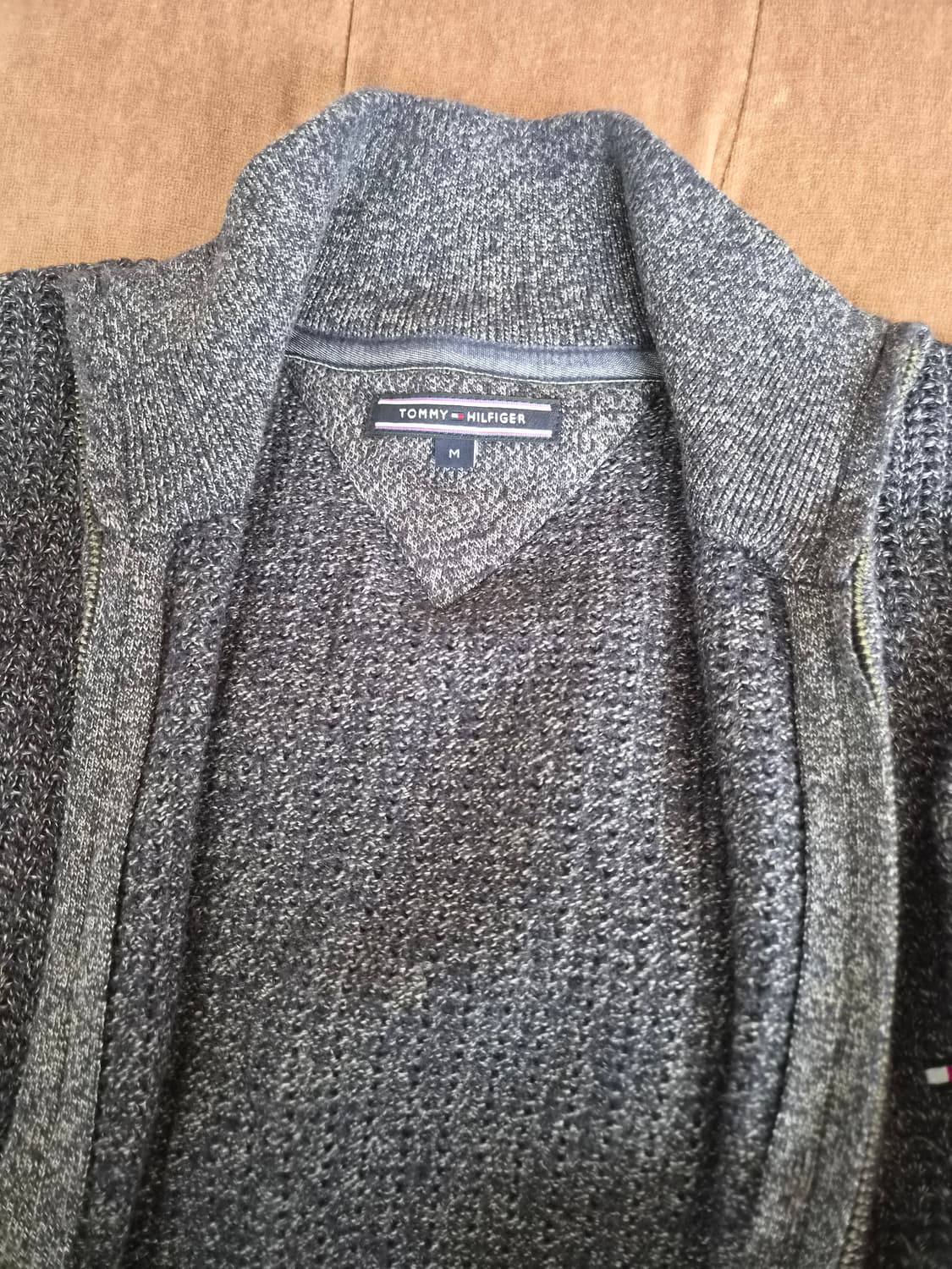 타미힐피거 남성 니트하프넥코튼가디건 M사이즈 상품이미지6