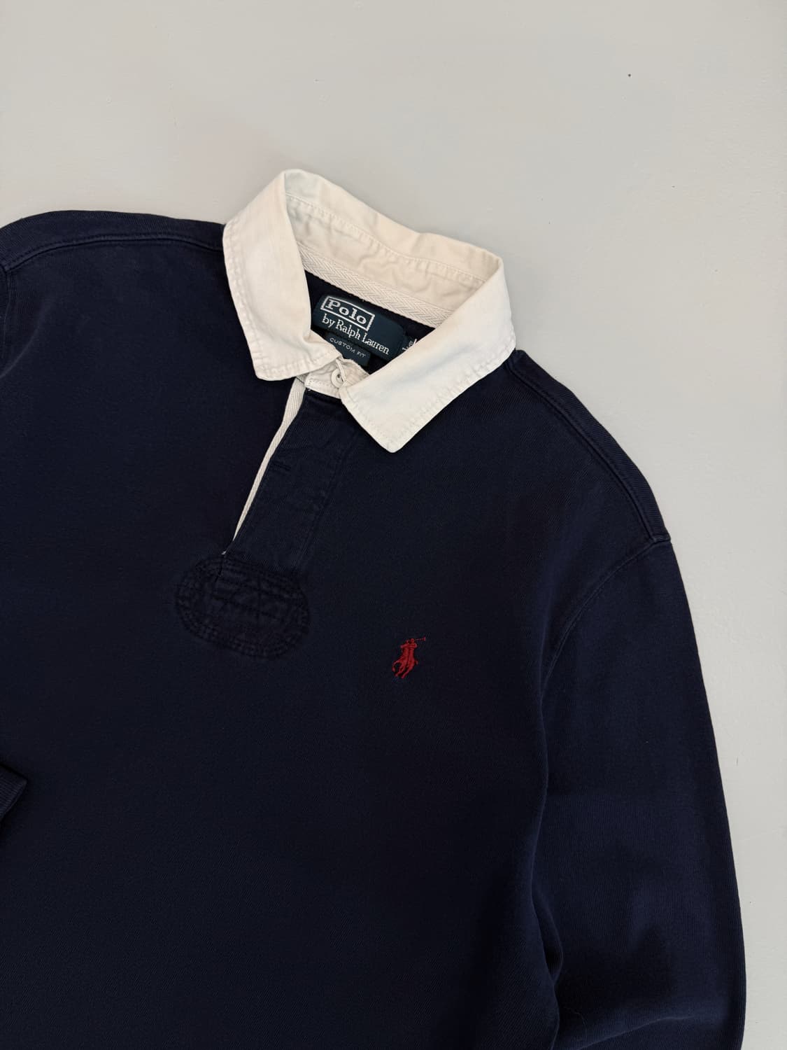 폴로 랄프로렌 루즈핏 딥네이비 럭비 스웻 셔츠 상품이미지2