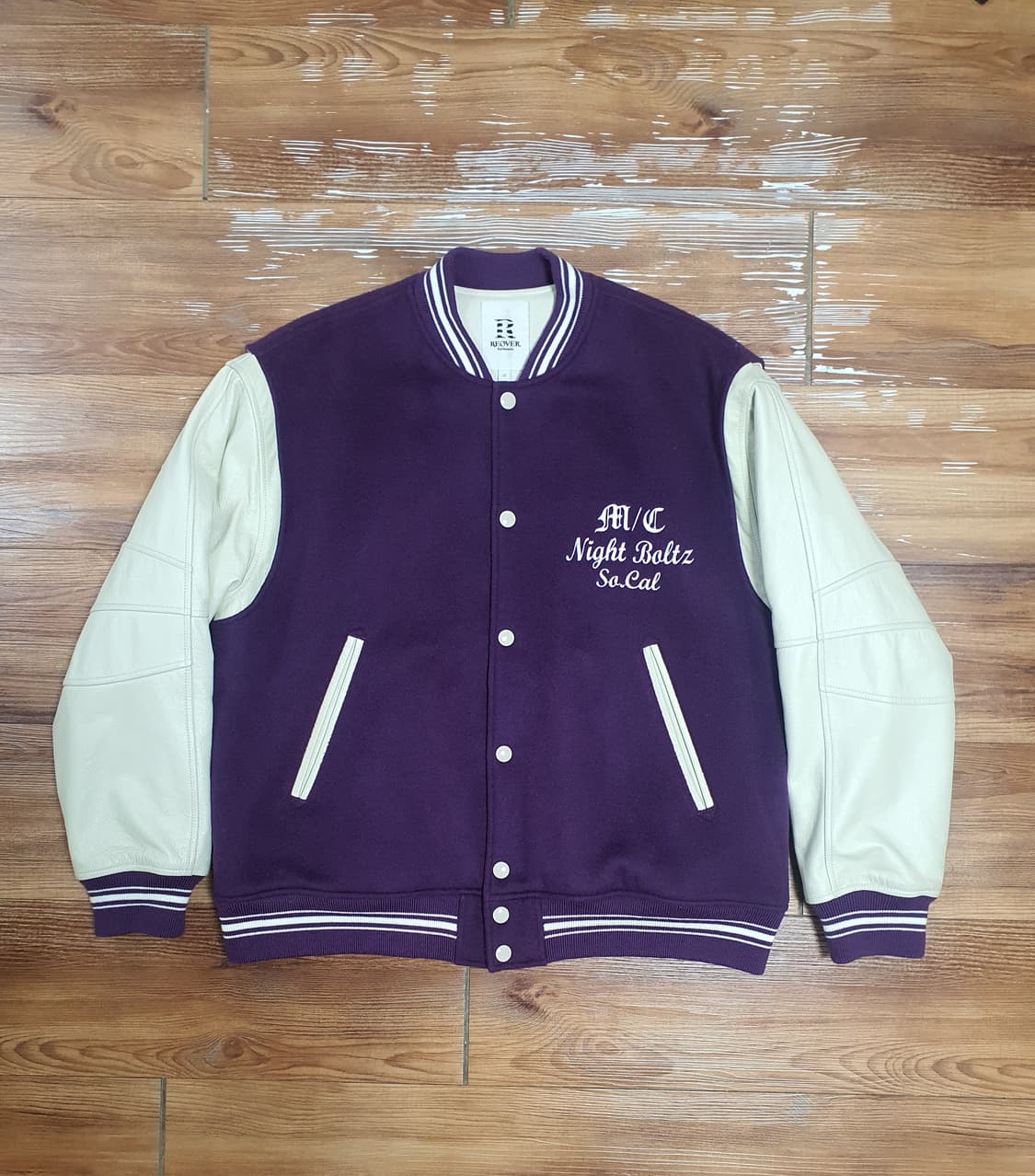 리오버 바시티 퍼플 자켓 M 상품이미지1