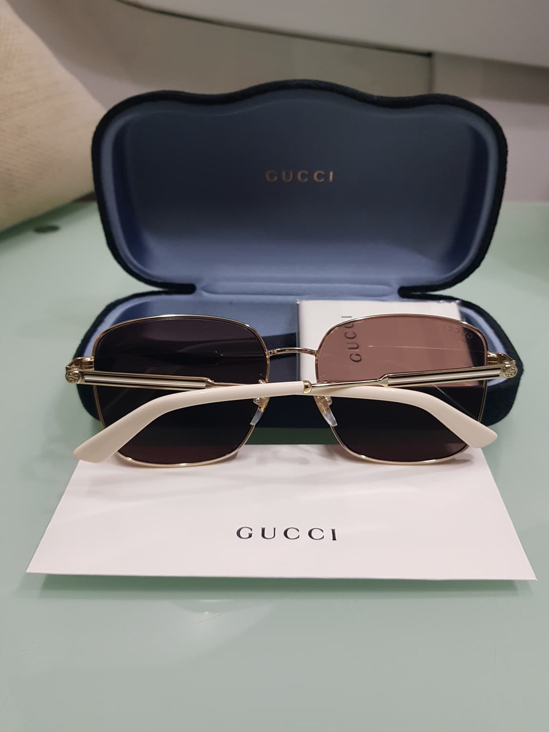 구찌 브라운메탈 오버선글라스(새상품정품 풀구성) 상품이미지8