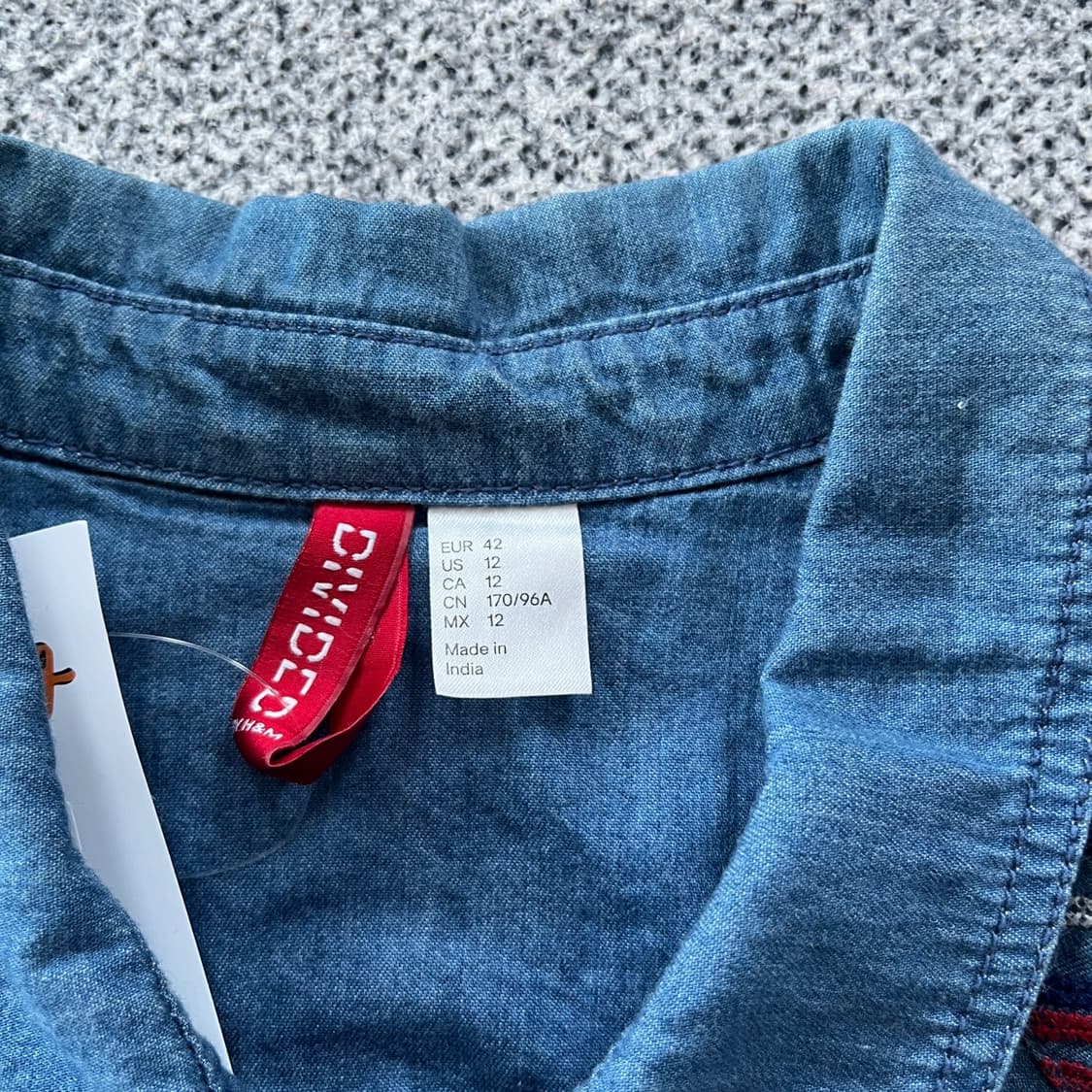 H&M Divided 데님 셔츠 상품이미지3