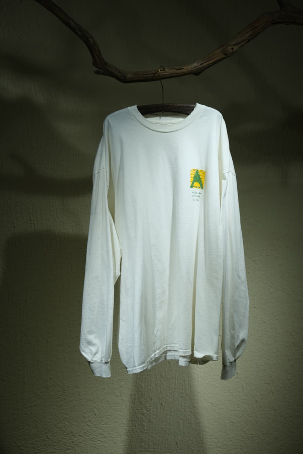안셀름 Ancellm 25ss Logo LS T-Shirt - White 상품이미지3