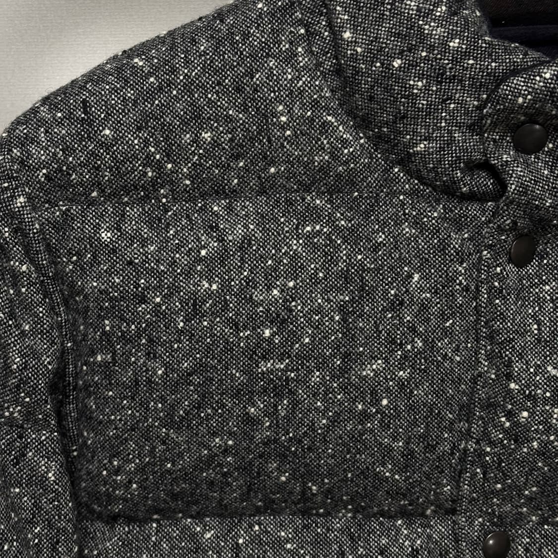 L) 꼼데가르송 옴므 울 트위드 다운 자켓 상품이미지2