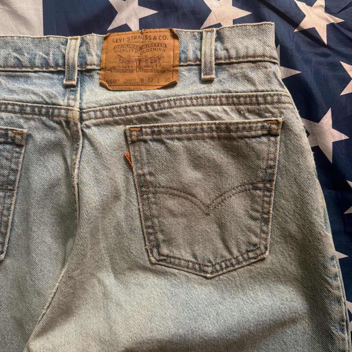 [32] Levi's 리바이스 90s 560 오렌지탭 데님 팬츠 -17 상품이미지9