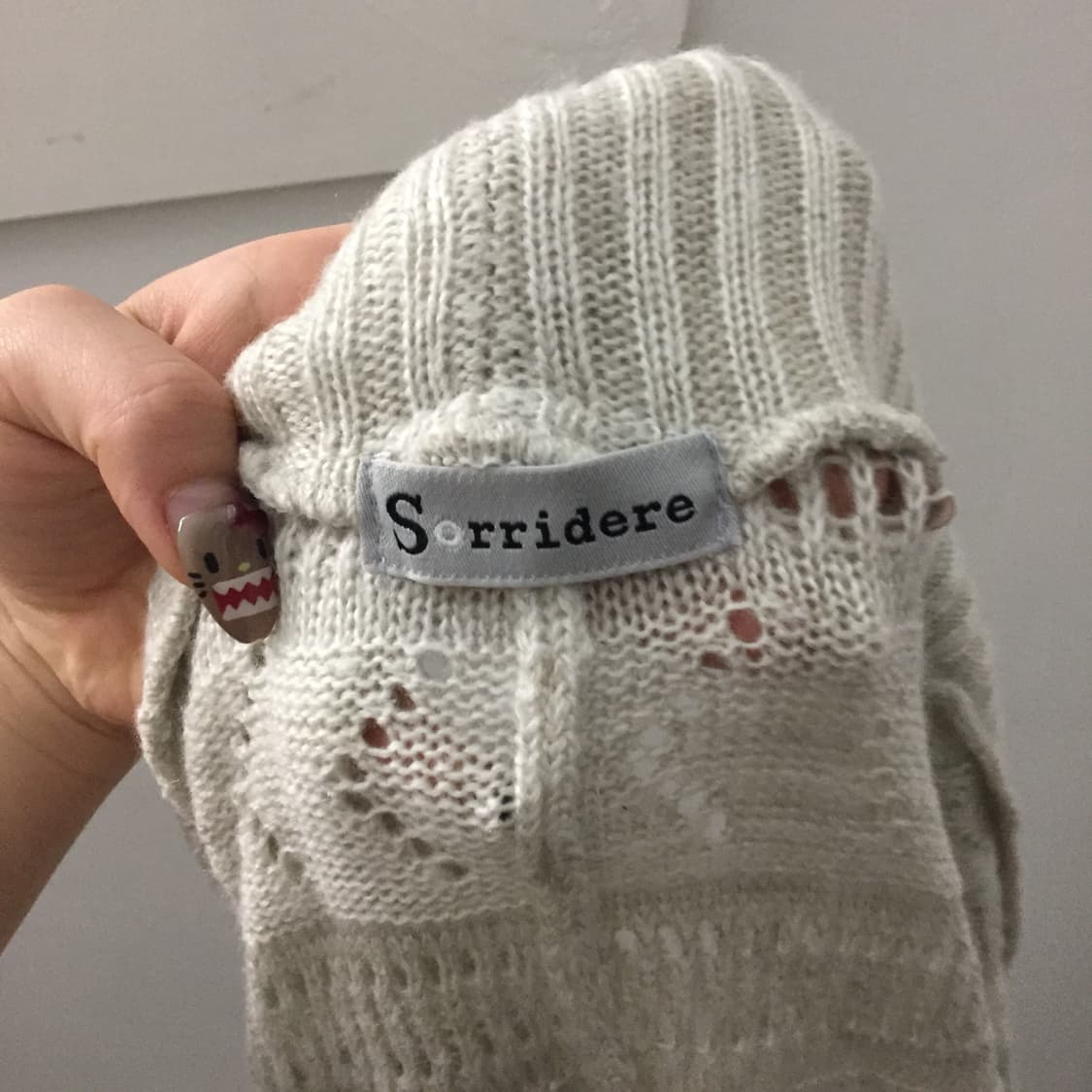 Sorridere 모리걸 하구미 갸루 여리핏 니트 가디건 상품이미지4