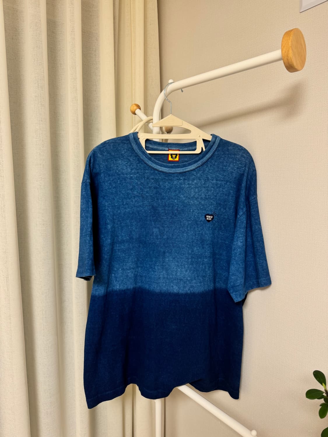 휴먼메이드 인디고다이드 반팔 L사이즈 판매합니다. 상품이미지4