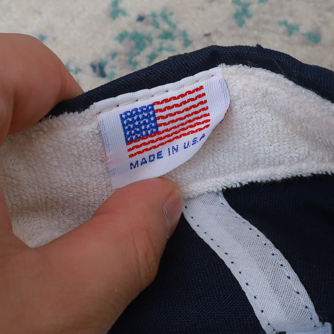 VTG 빈티지 모자 1990년대 미국 정비공 모자 네이비 상품이미지3