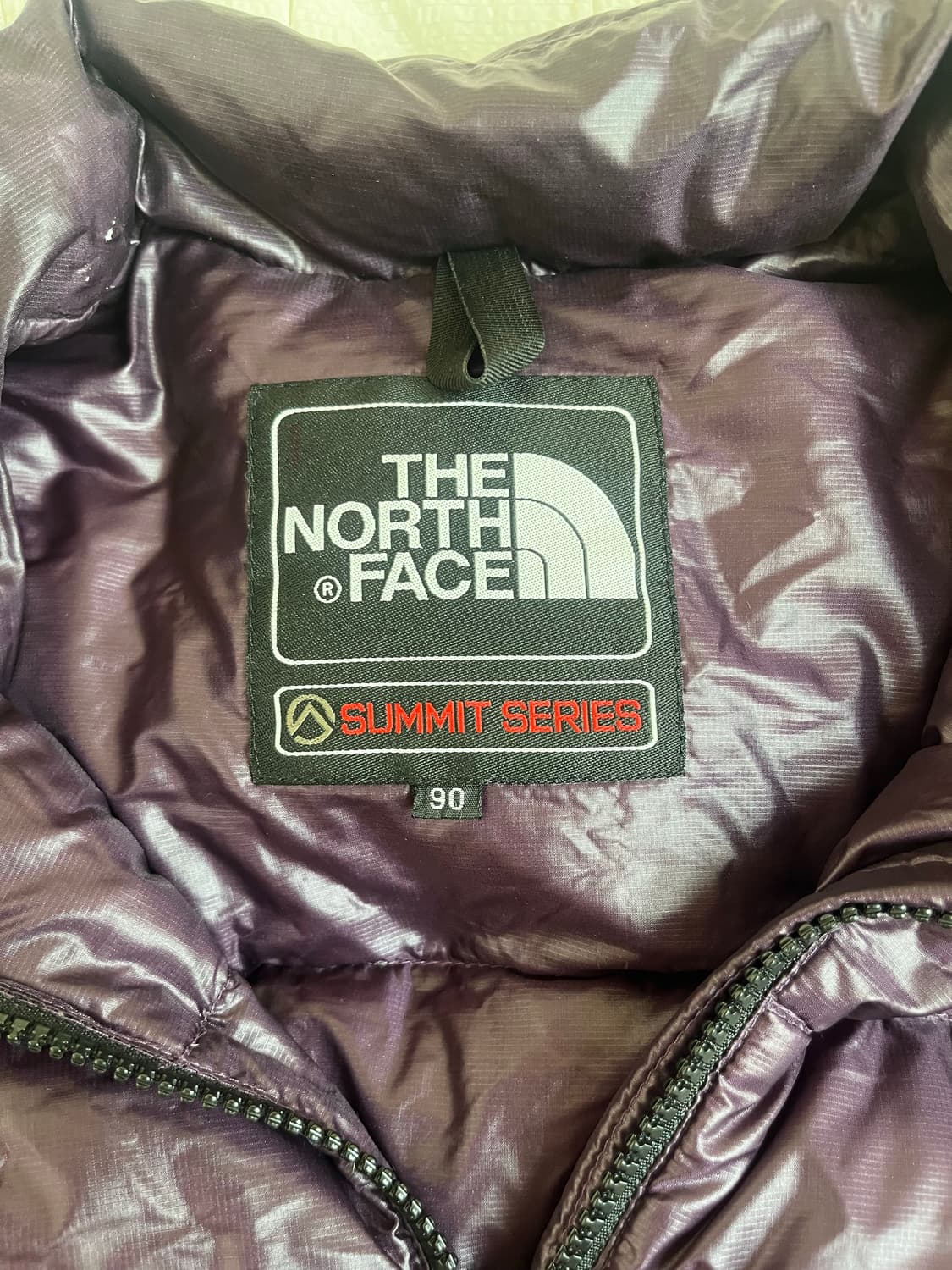 노스페이스 퍼플 경량 패딩 상품이미지3