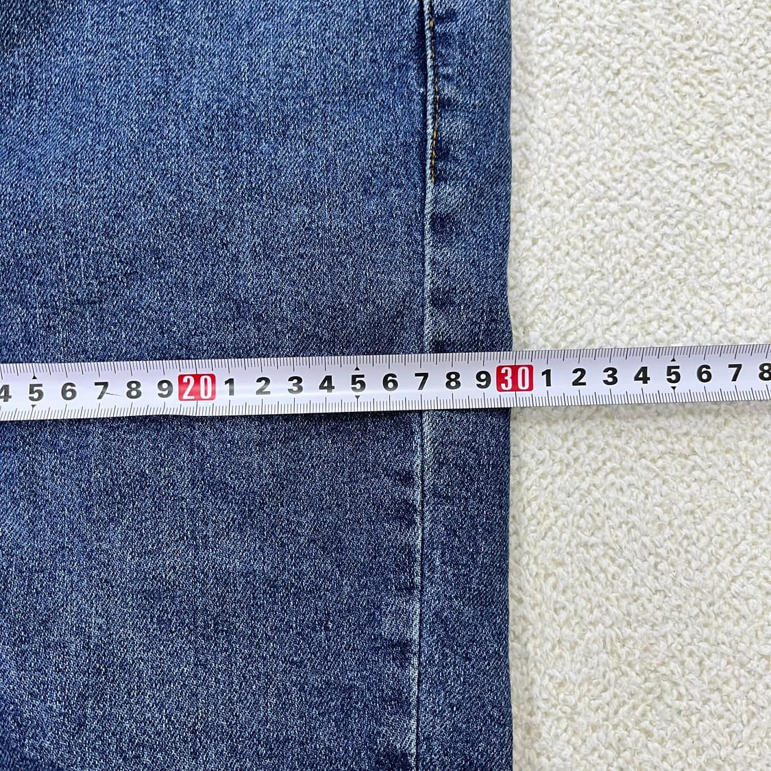 31 게스 여성 중청 와이드 데님 0406M 상품이미지6