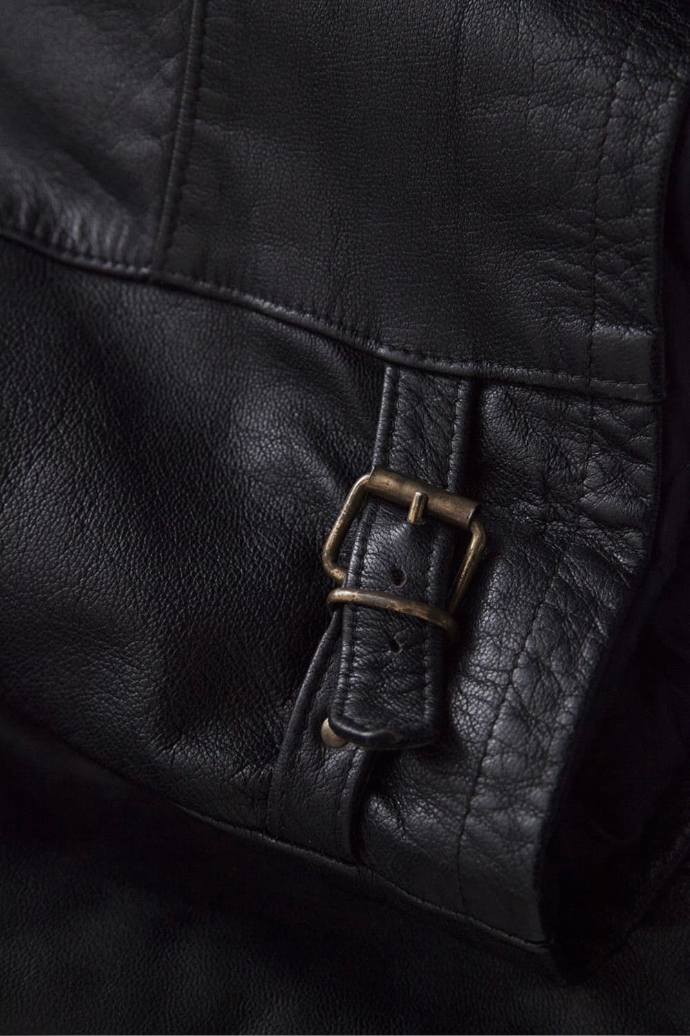 1980's 6pockets leather jacket 상품이미지4