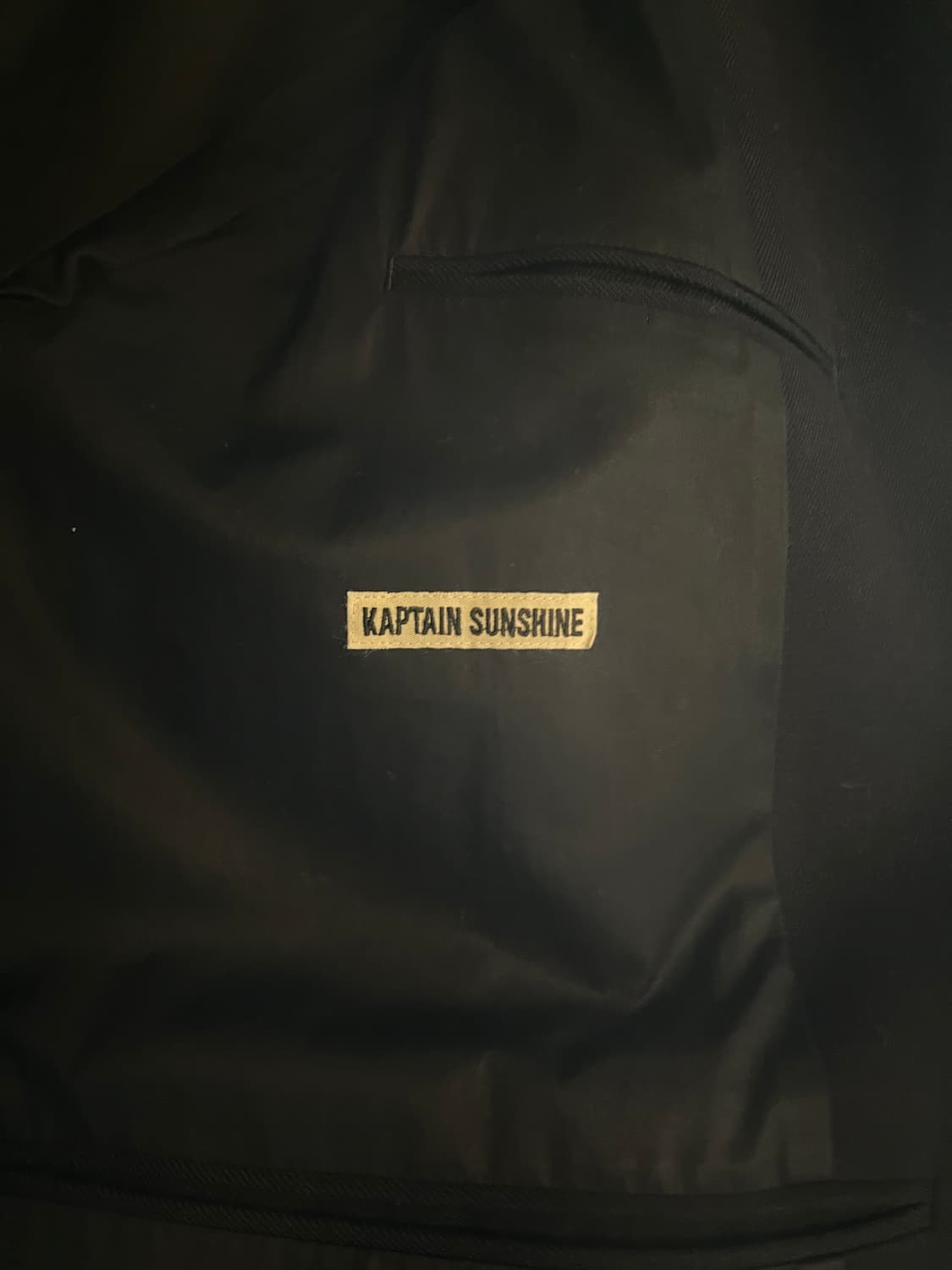 캡틴선샤인 23FW 워커코트 네이비 36 상품이미지3