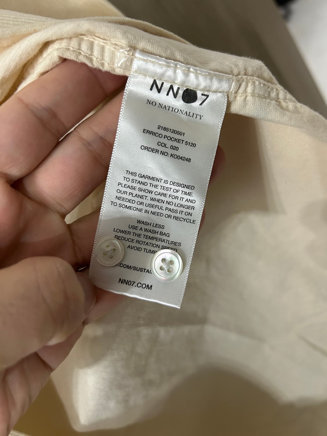 NN07 코듀로이 셔츠 상품이미지5