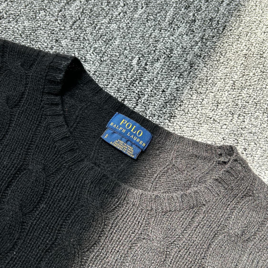 폴로 랄프로렌 울 캐시미어 케이블 니트  상품이미지5
